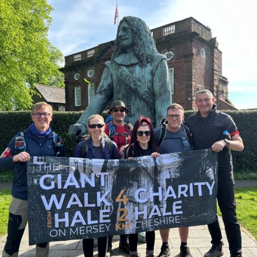 Giant Walk leaders 2025 at start point Childe of Hale with Marc Duschenes