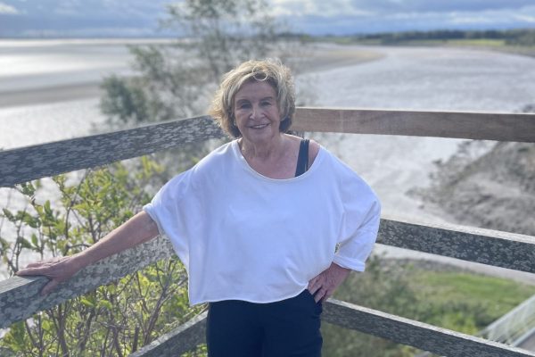 Giant walk 2025 Hale on Mersey bridge