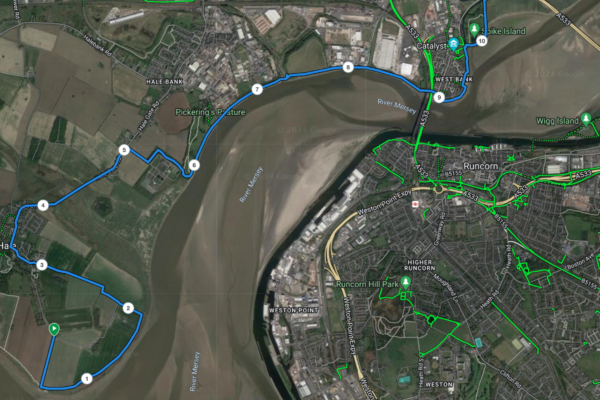 Hale2Hale Giant Walk 2024 route map