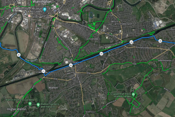 Hale2Hale Giant Walk 2024 route map