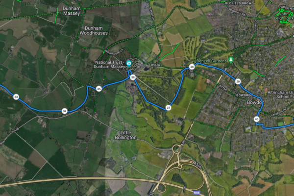 Hale2Hale Giant Walk 2024 route map