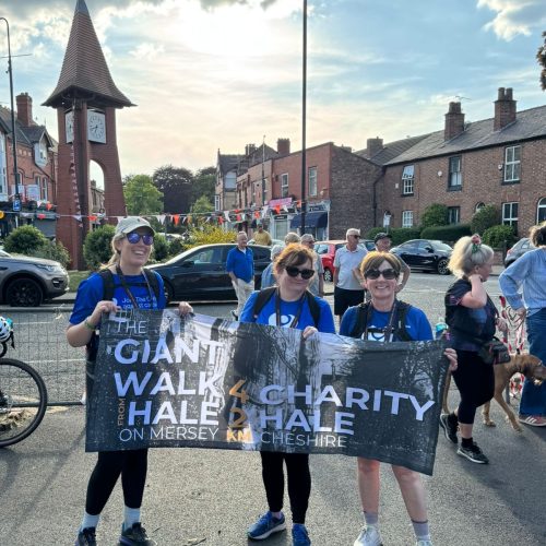 Giant Walk 42km charity marathon HaleToHale finish line 2025