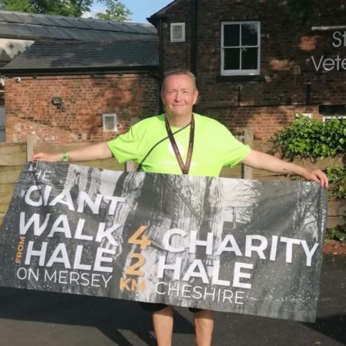 Finish line of Giant Walk 2025