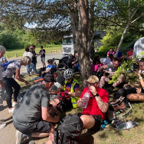 Lunch break Giant Walk 2025