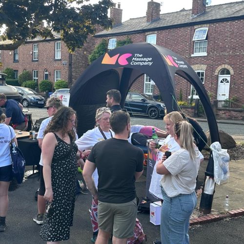 Giant Walk 2025 finish line party