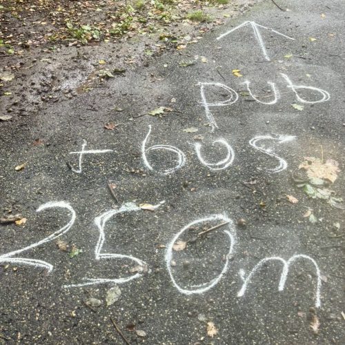 Flour power directions. Giant Walk for CRY 2025.