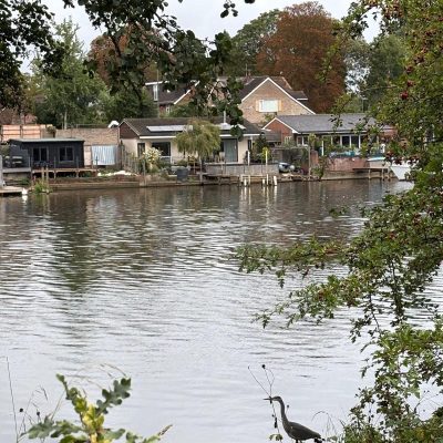 Waterside view during MyIsrael marathon charity walk.
