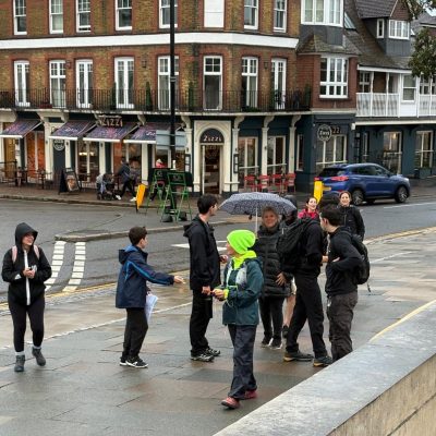 MyIsrael trekkers during London marathon walk.