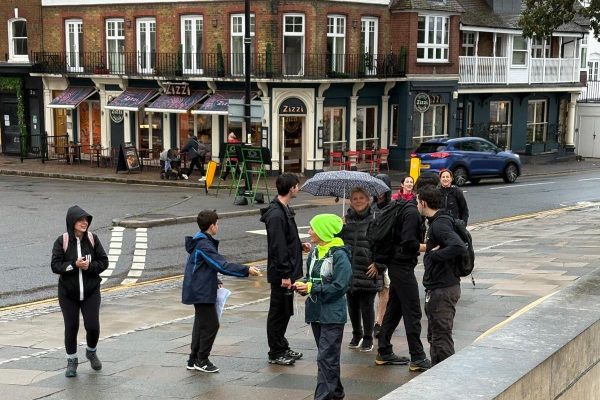 MyIsrael trekkers during London marathon walk.