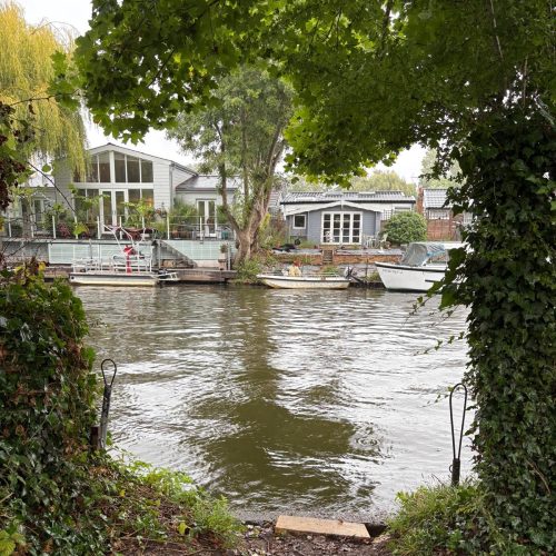 London waterside view during MyIsrael marathon charity walk.